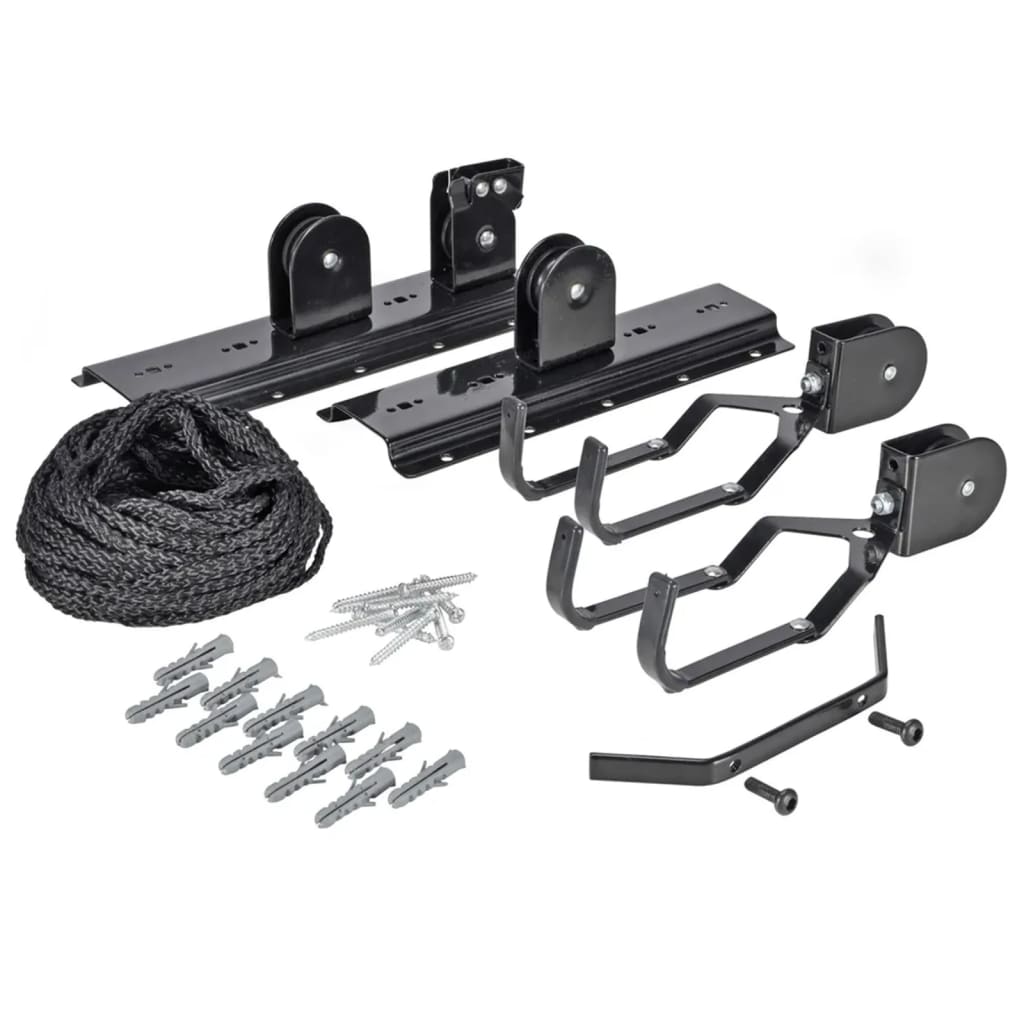 HI Bike lift system, black, metal