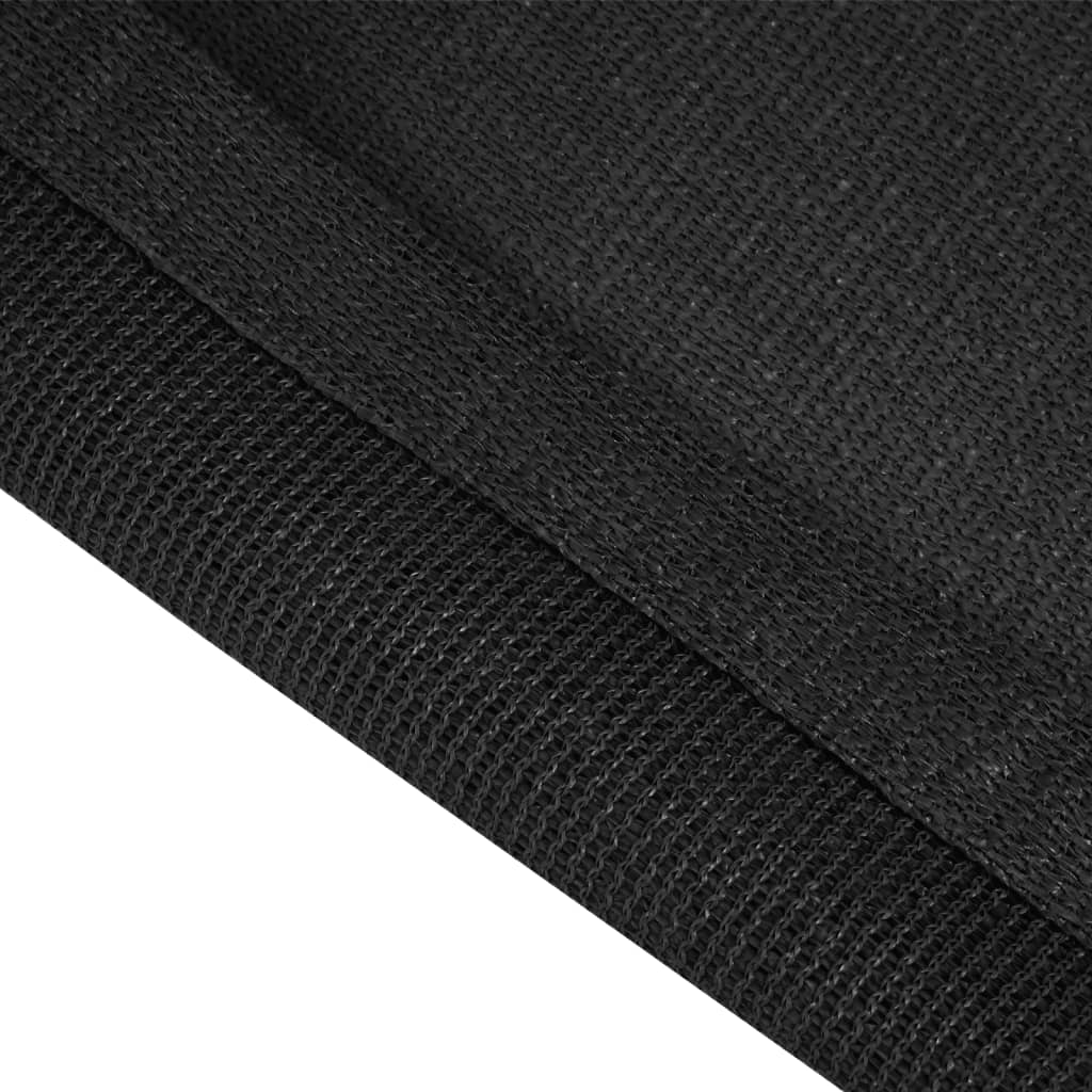Tent carpet, black, 250x600 cm