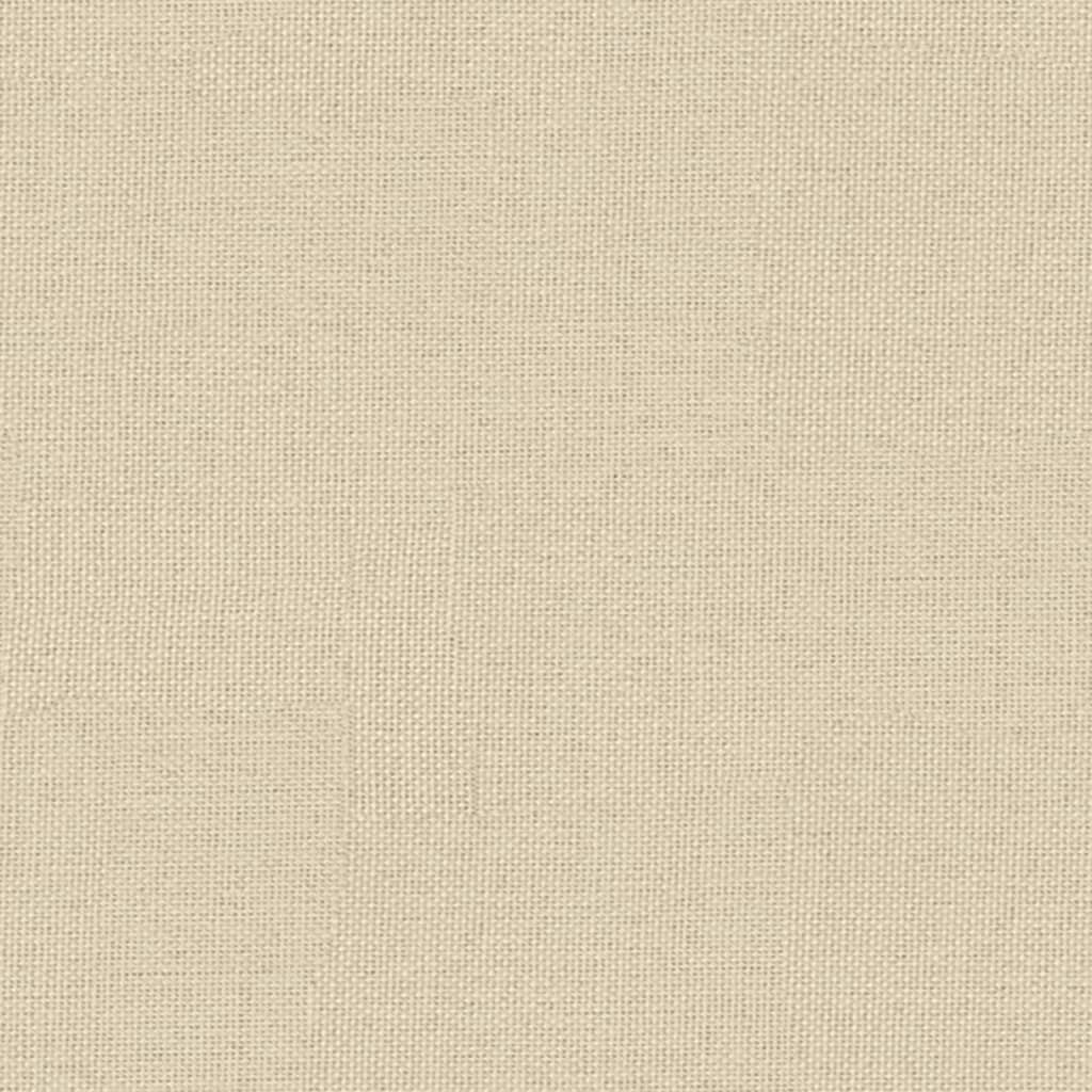 Canapea extensibilă, crem, material textil