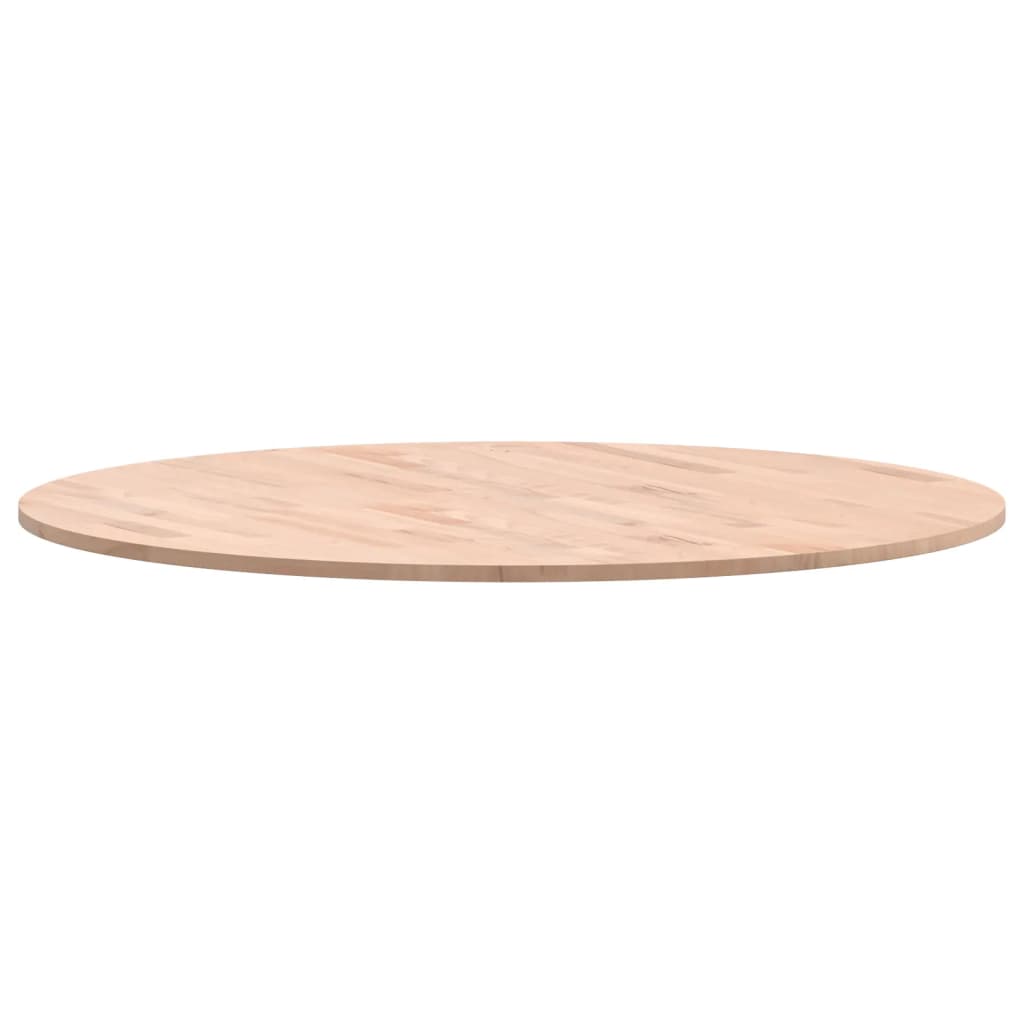 Blat de masă rotund, Ø90x1,5 cm, lemn masiv de fag