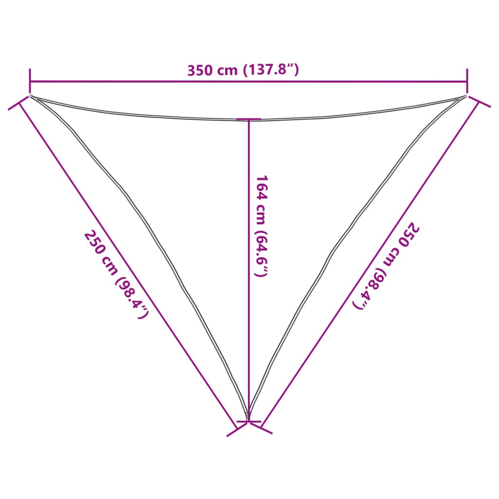 Parasolar, gri deschis, 2,5x2,5x3,5 m, 100% poliester Oxford