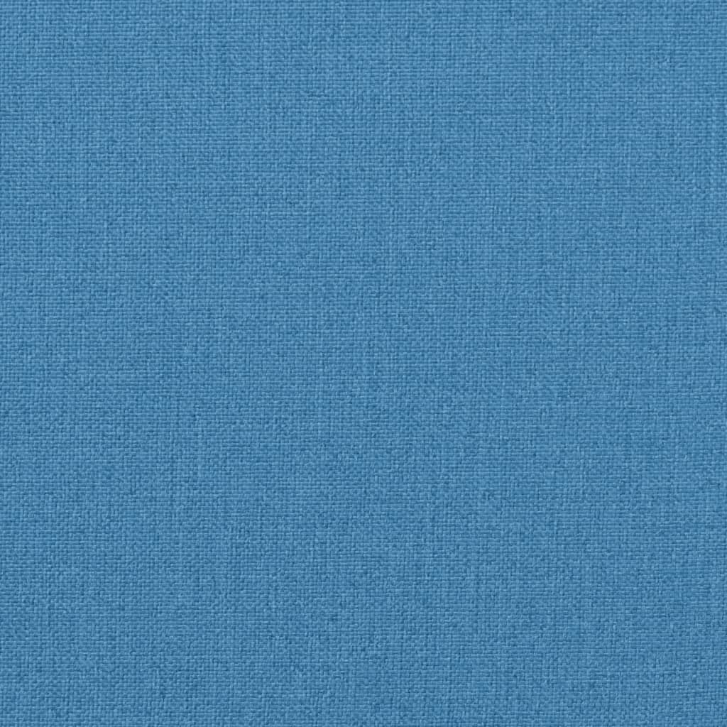 Perne scaun spătar înalt 2buc melanj albastru 120x50x4cm textil