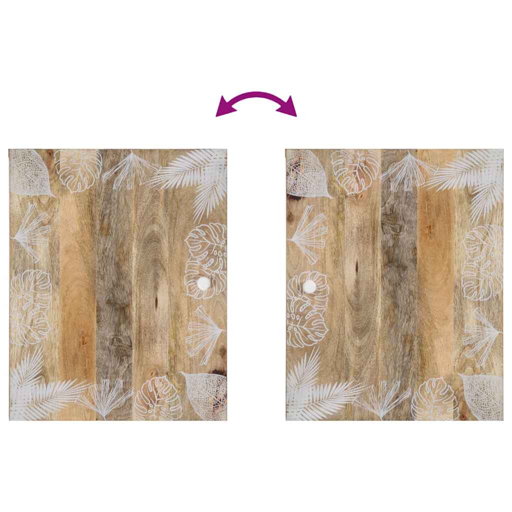 Set mobilier de baie, 5 piese, lemn masiv de mango