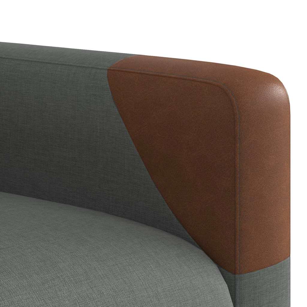 Fotoliu rabatabil electric, gri închis, material textil