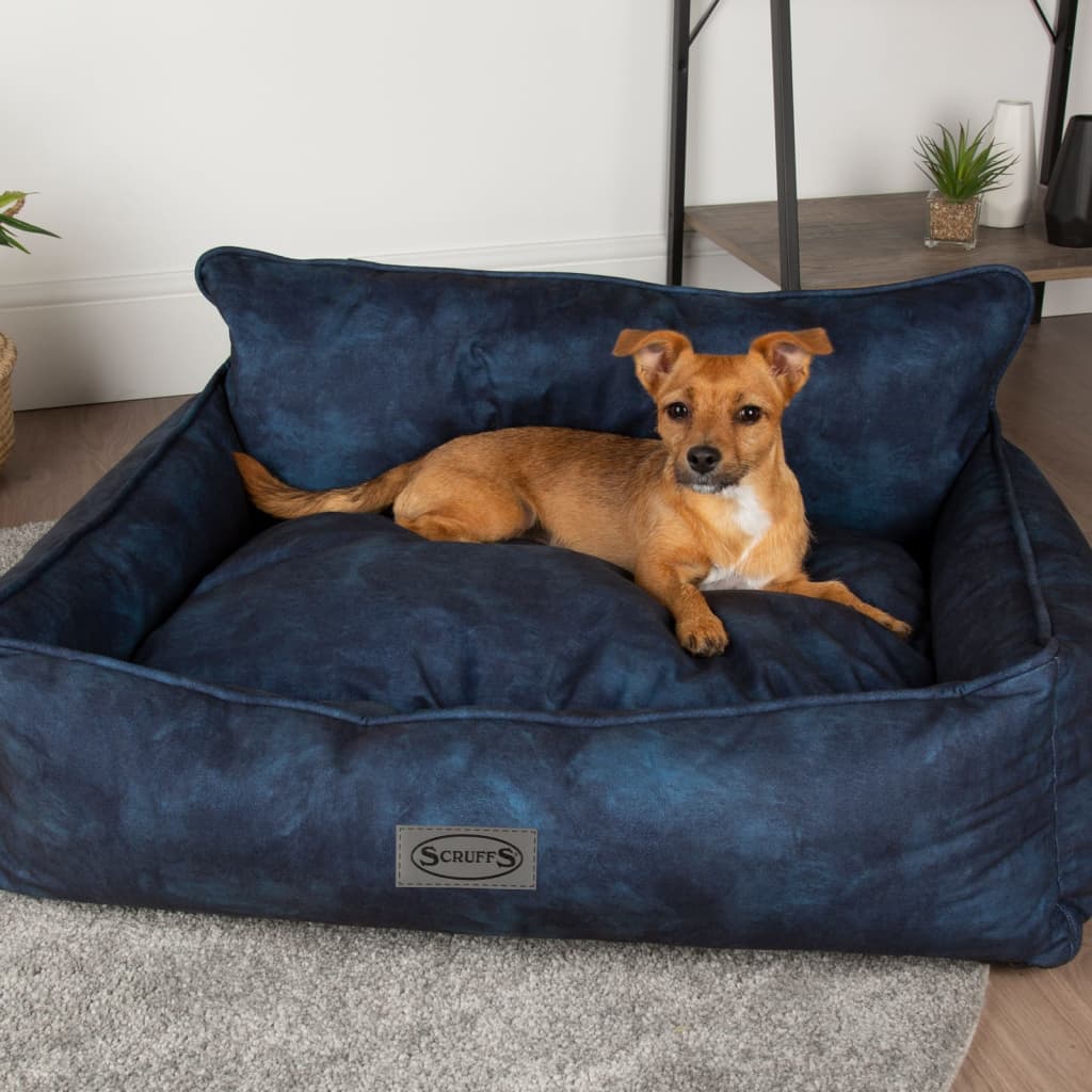 Scruffs & Tramps "Kensington" dog bed, navy blue, 60x50 cm, M