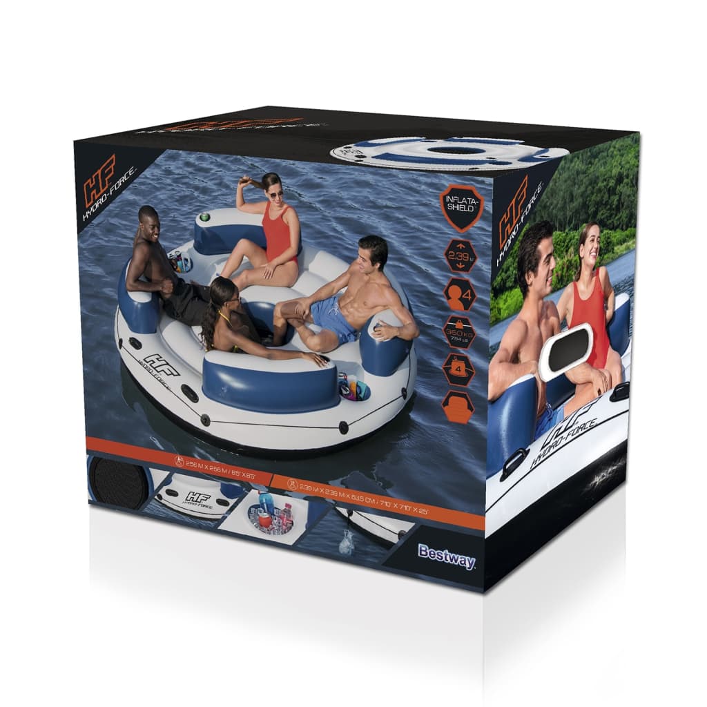 Bestway Hydro-Force floating island, 239x63.5 cm