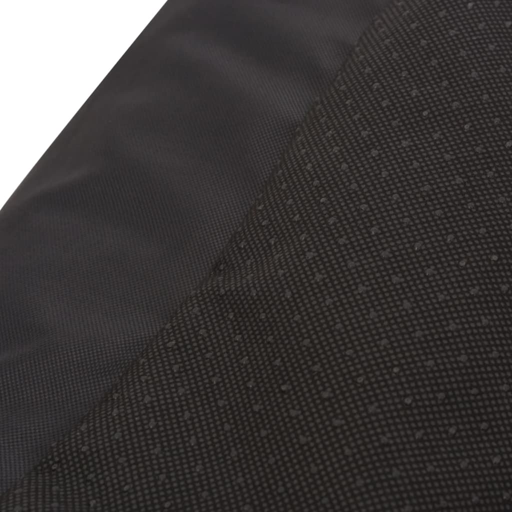 Dog bed with padded cushion, black, size XXL