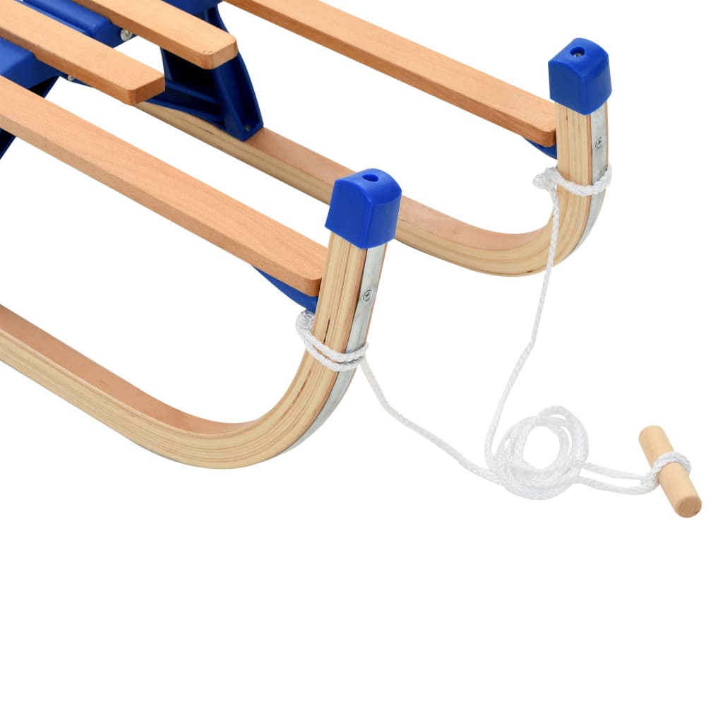 Folding wooden sled, 110 cm