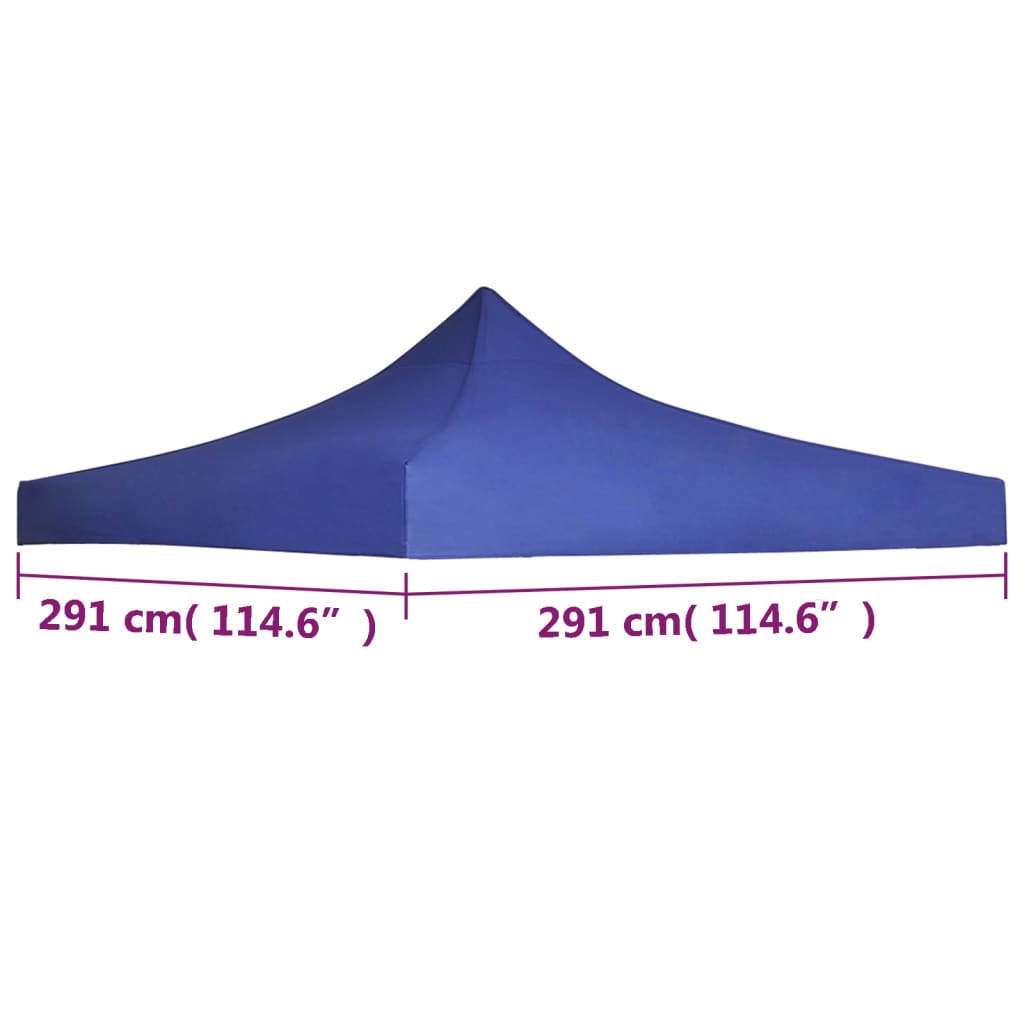 Party tent roof, blue, 3 x 3 m