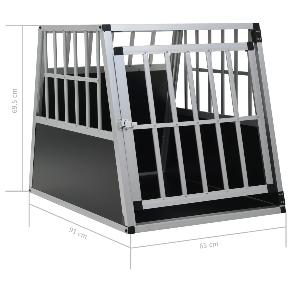 Dog cage with one door 65 x 91 x 69.5 cm