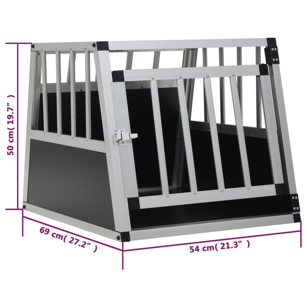 Dog cage with one door, 54 x 69 x 50 cm