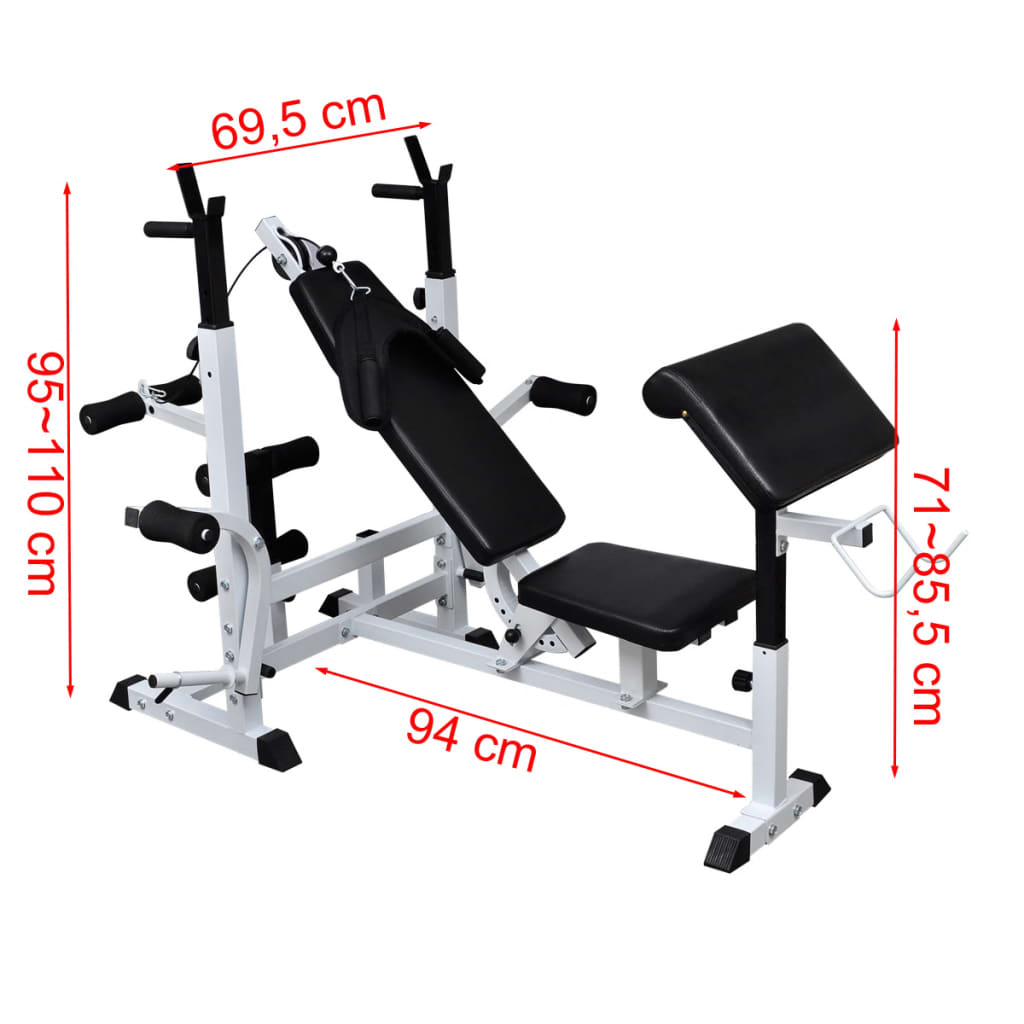 Multifunctional weight bench