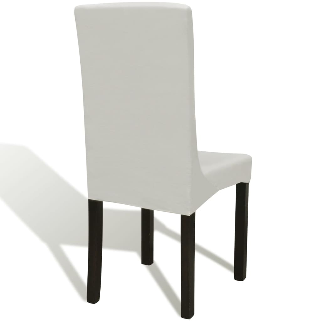 Straight elastic seat covers, 4 pcs., cream