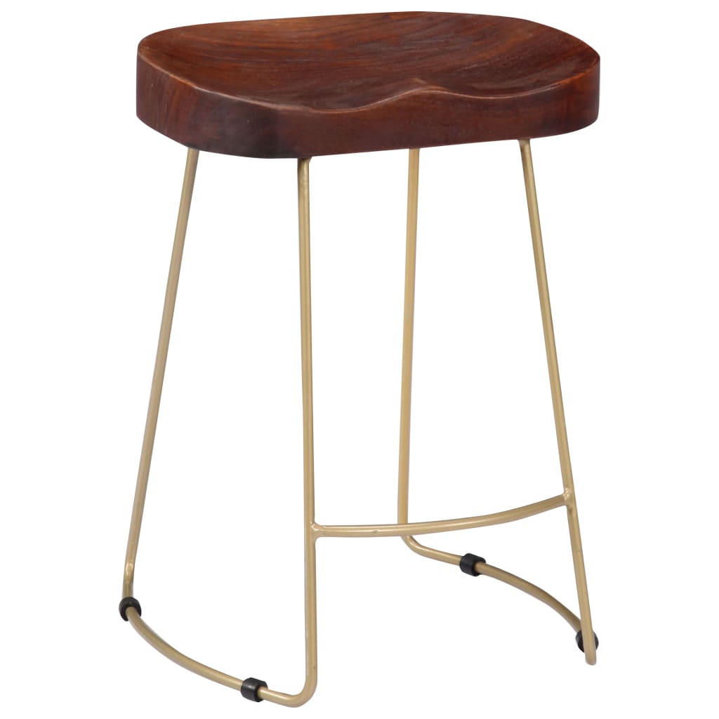 Gavin bar stools, 2 pcs., solid mango wood