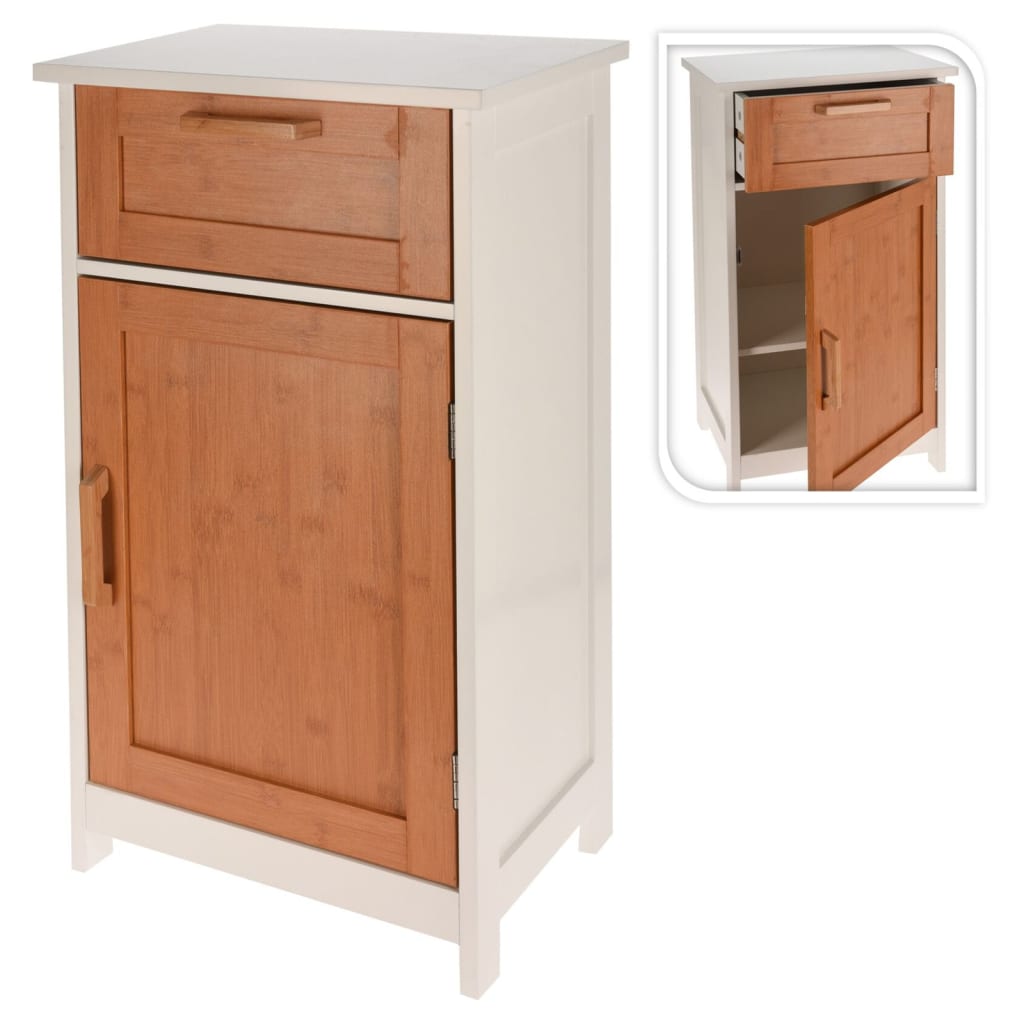 Bathroom Solutions Cabinet with door and drawer, MDF