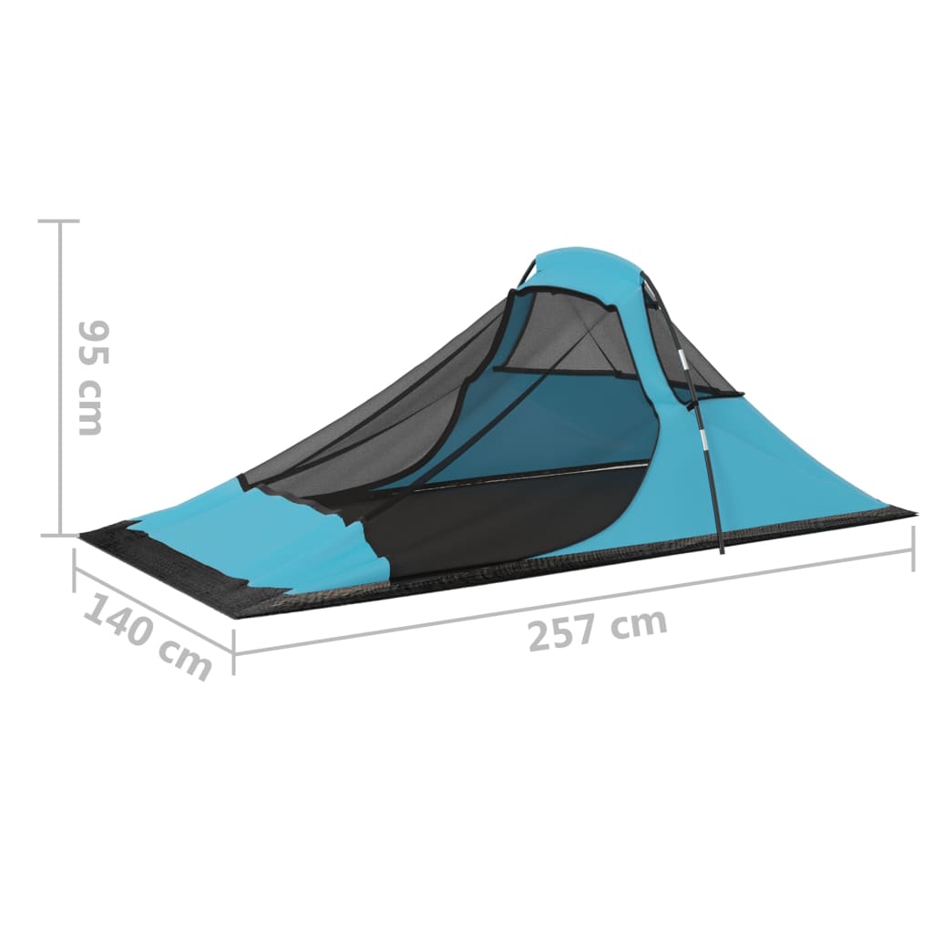 Camping tent, blue, 317x240x100 cm