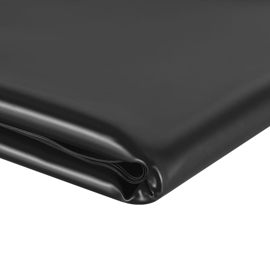 Căptușeală pentru iaz, negru, 2x5 m, PVC, 0,5 mm
