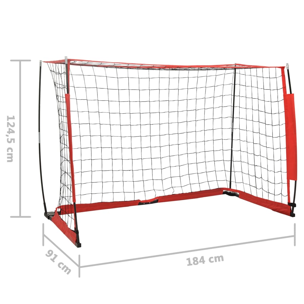 Football goal, 184x91x124.5 cm, steel