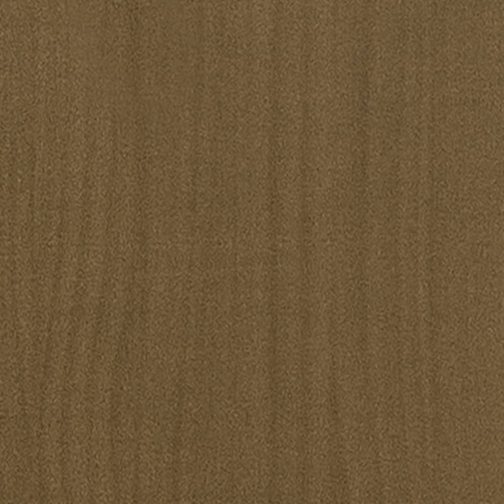 Jardiniere grădină 2 buc. maro miere 70x31x70 cm lemn masiv pin