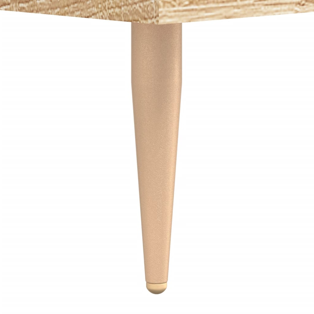 Coffee table, sonoma oak, 102x50x40 cm, processed wood
