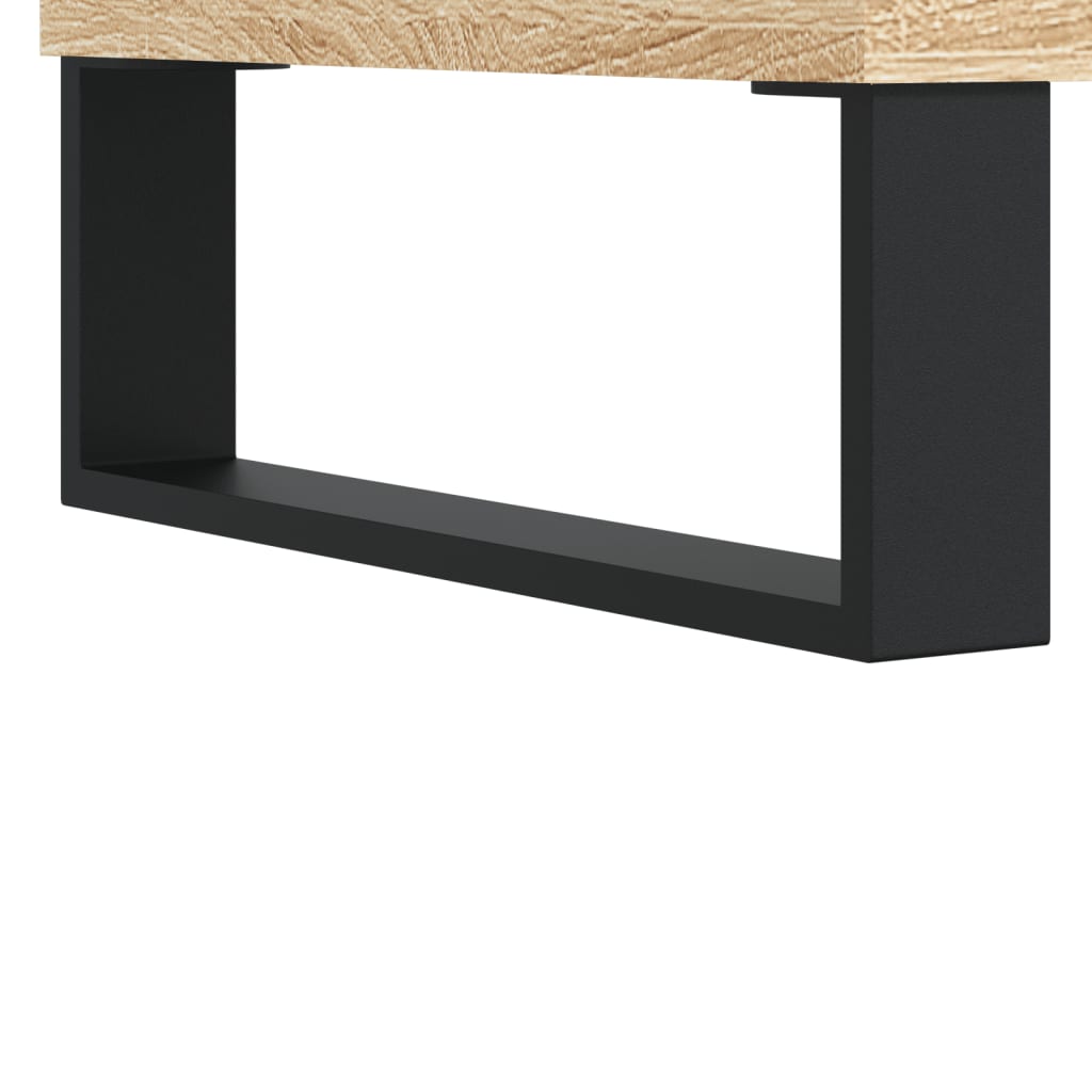 Coffee table, sonoma oak, 102x50x40 cm, processed wood