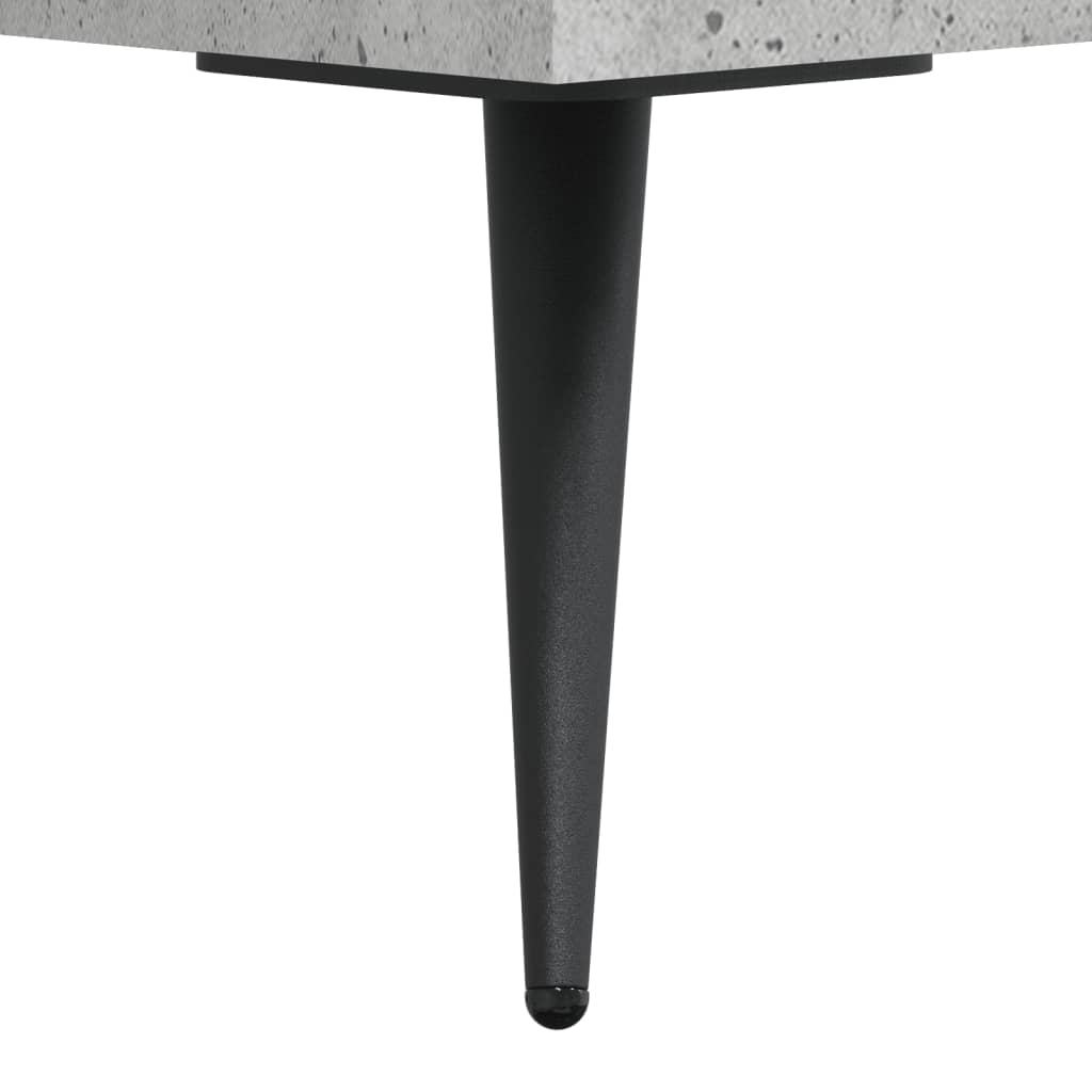 Coffee tables, 2 pcs., concrete gray, 50x50x40 cm, composite wood