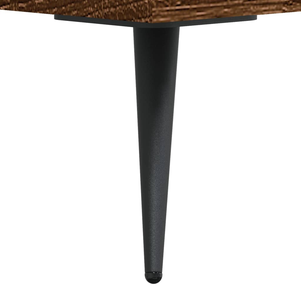 Coffee tables, 2 pcs. brown oak, 50x50x40 cm, composite wood