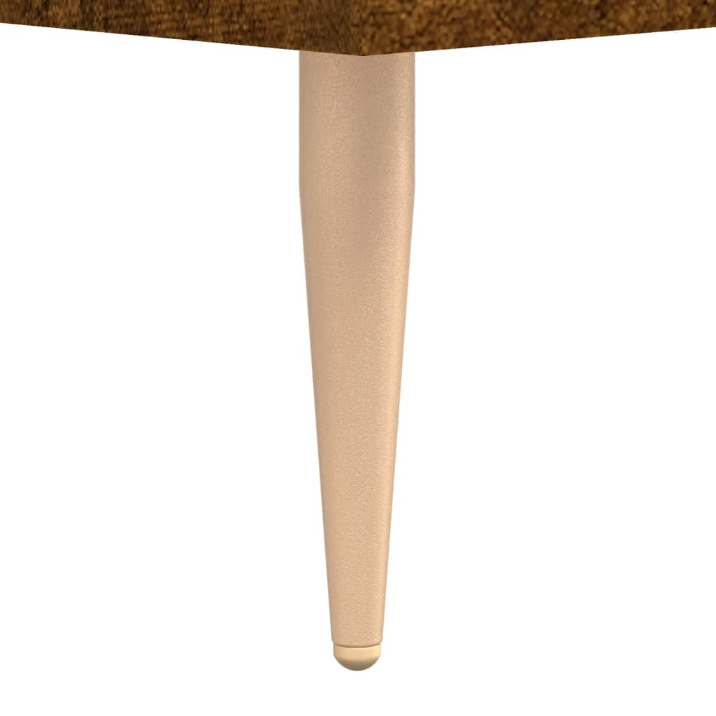 Coffee tables 2 pcs. smoky oak 50x50x40 cm composite wood