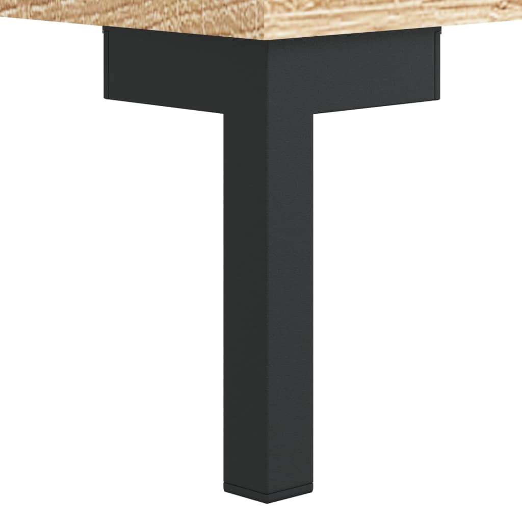 Coffee tables 2 pcs. sonoma oak 50x50x40 cm composite wood