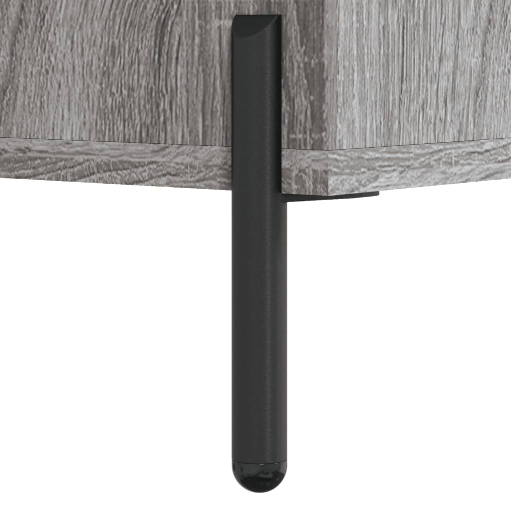 Coffee tables, 2 pcs., sonoma gray, 50x50x40 cm, composite wood