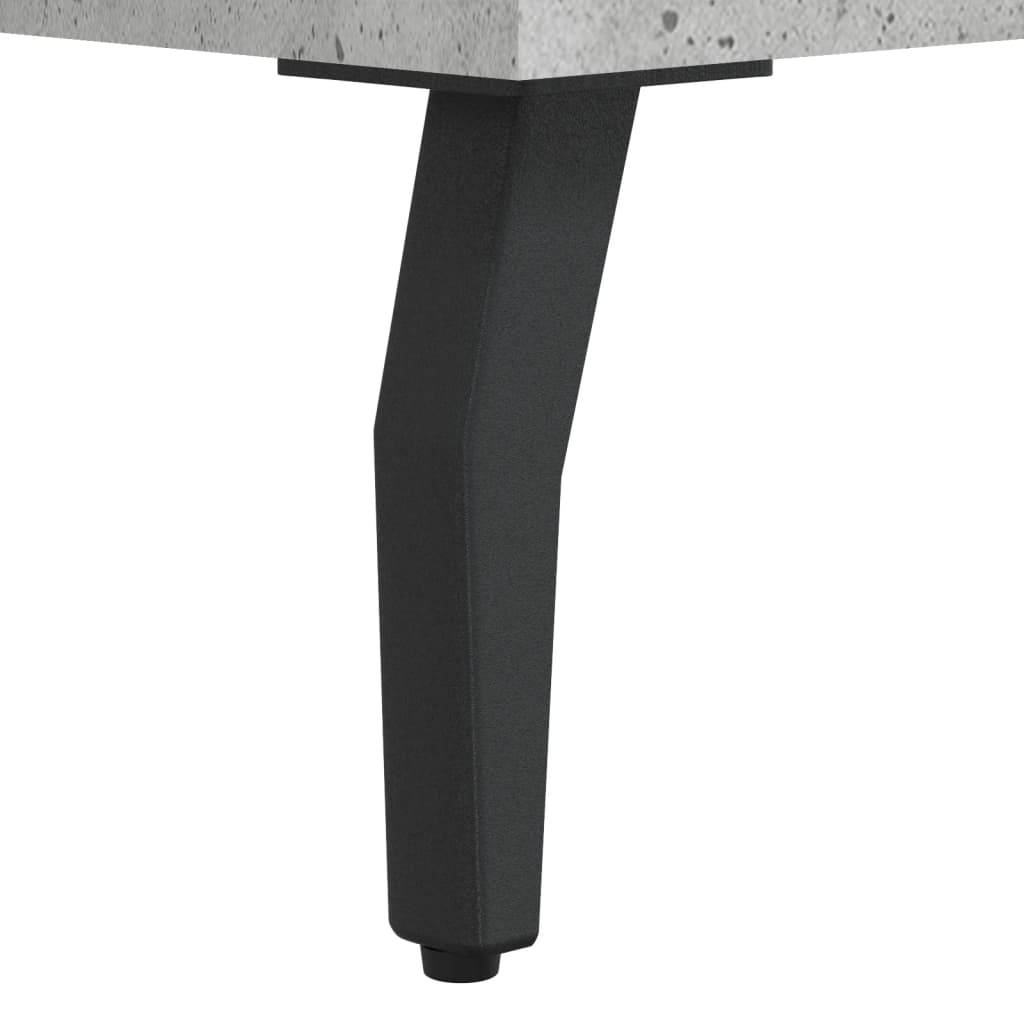 Coffee tables, 2 pcs., concrete gray, 50x50x40 cm, composite wood