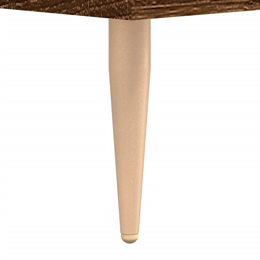 Coffee table, brown oak, 90x50x40 cm, processed wood