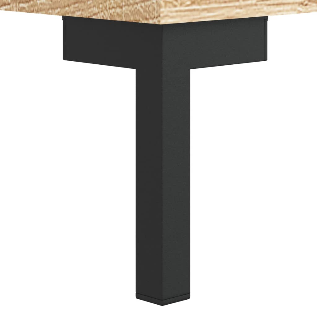 Coffee table, sonoma oak, 90x50x40 cm, processed wood