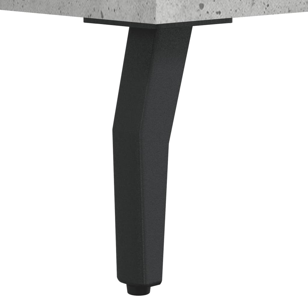 Coffee table, concrete gray, 90x50x40 cm, processed wood
