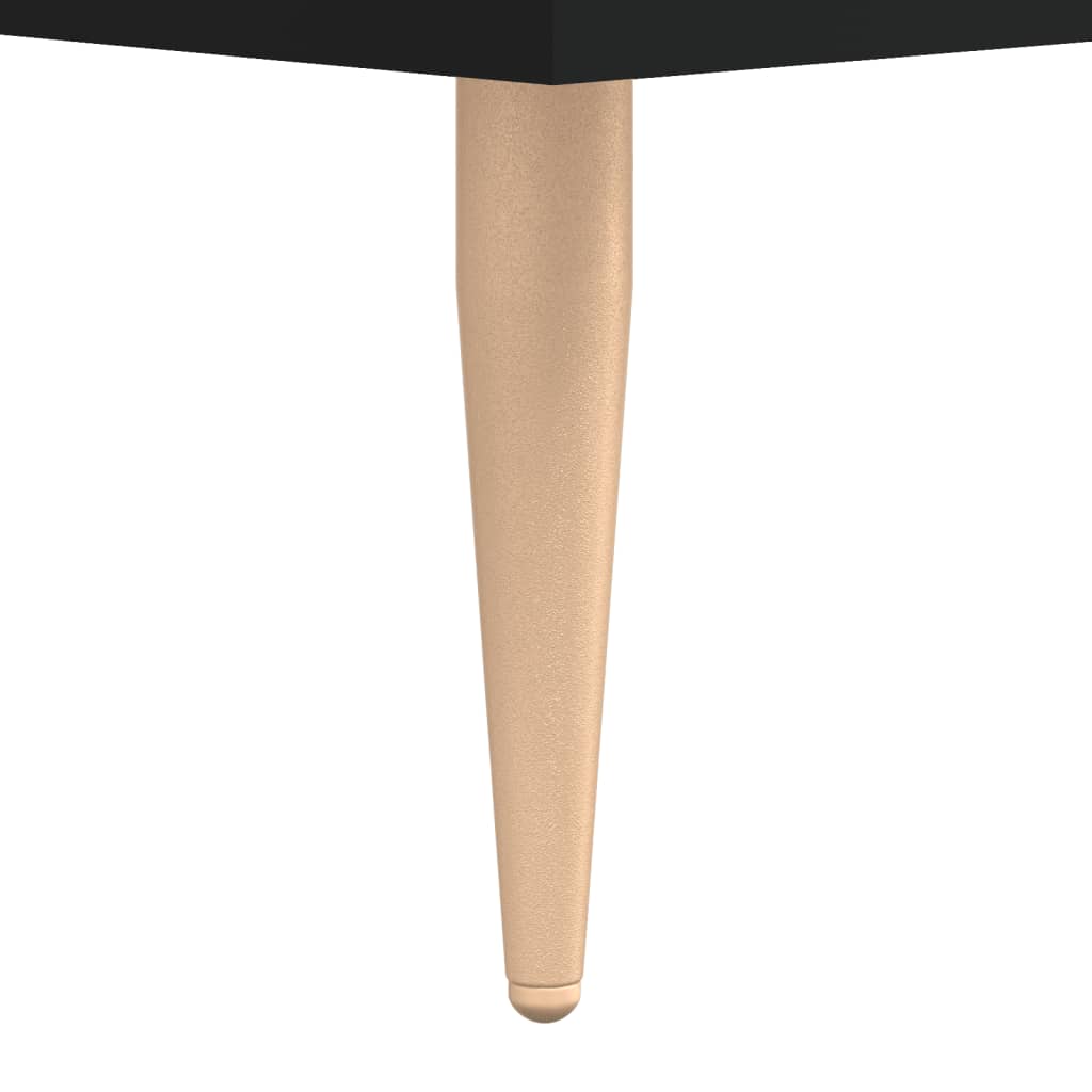 Coffee table, black, 90x50x40 cm, processed wood