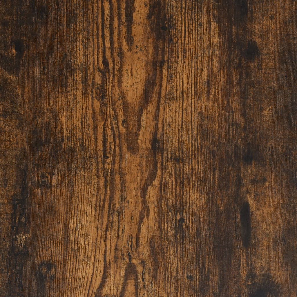Desk, smoked oak, 140x50x75 cm, composite wood