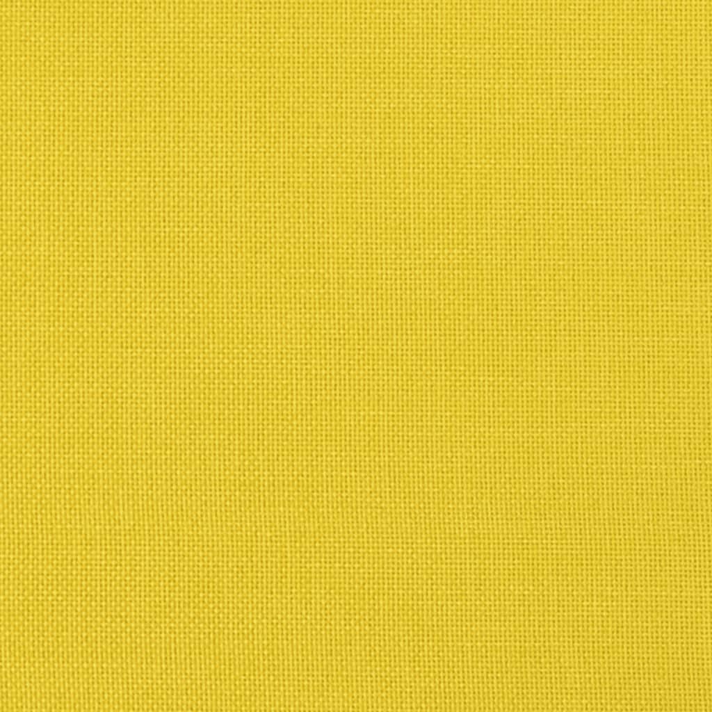 2-seater sofa, light yellow, 140 cm, textile material