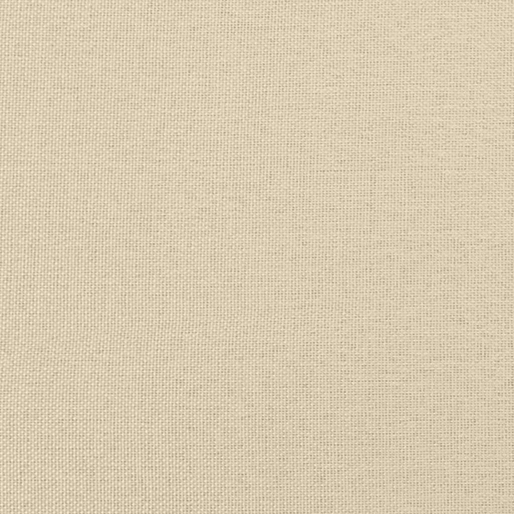 Fotoliu rabatabil de masaj, crem, material textil