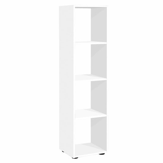 FMD Raft vertical cu 4 compartimente, alb