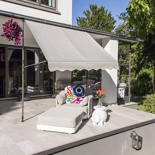 HI Mobile awning, grey, 200x120 cm