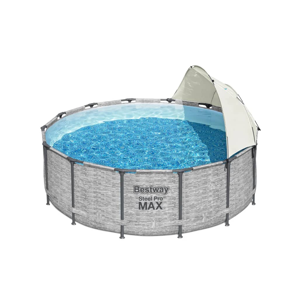 Bestway Copertină pentru piscină supraterană, alb