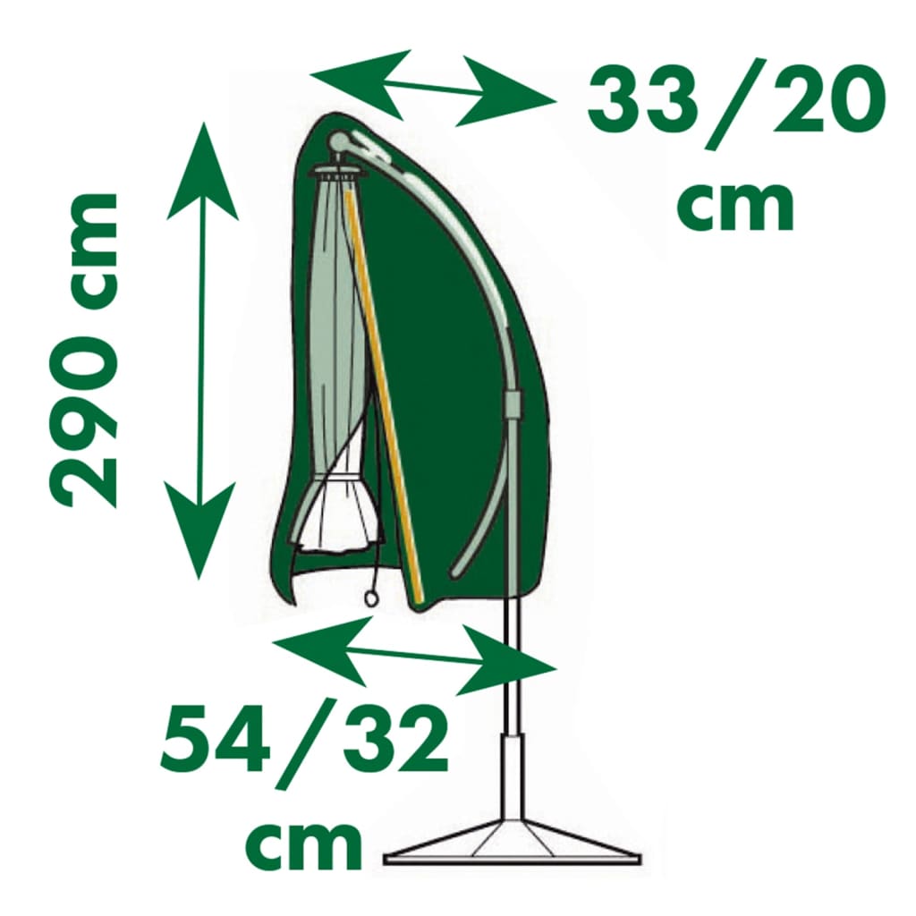 Nature Husă protecție pentru umbrele de soare înclinate 54/32x290 cm