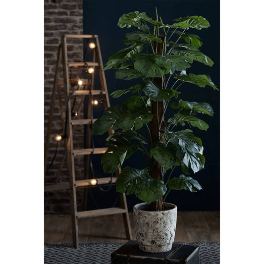 Emerald Monstera artificială pe stâlp, 150 cm