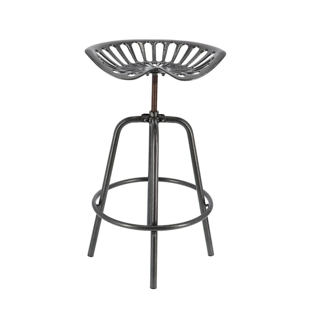 Esschert Design Scaun de bar Tractor, Gri