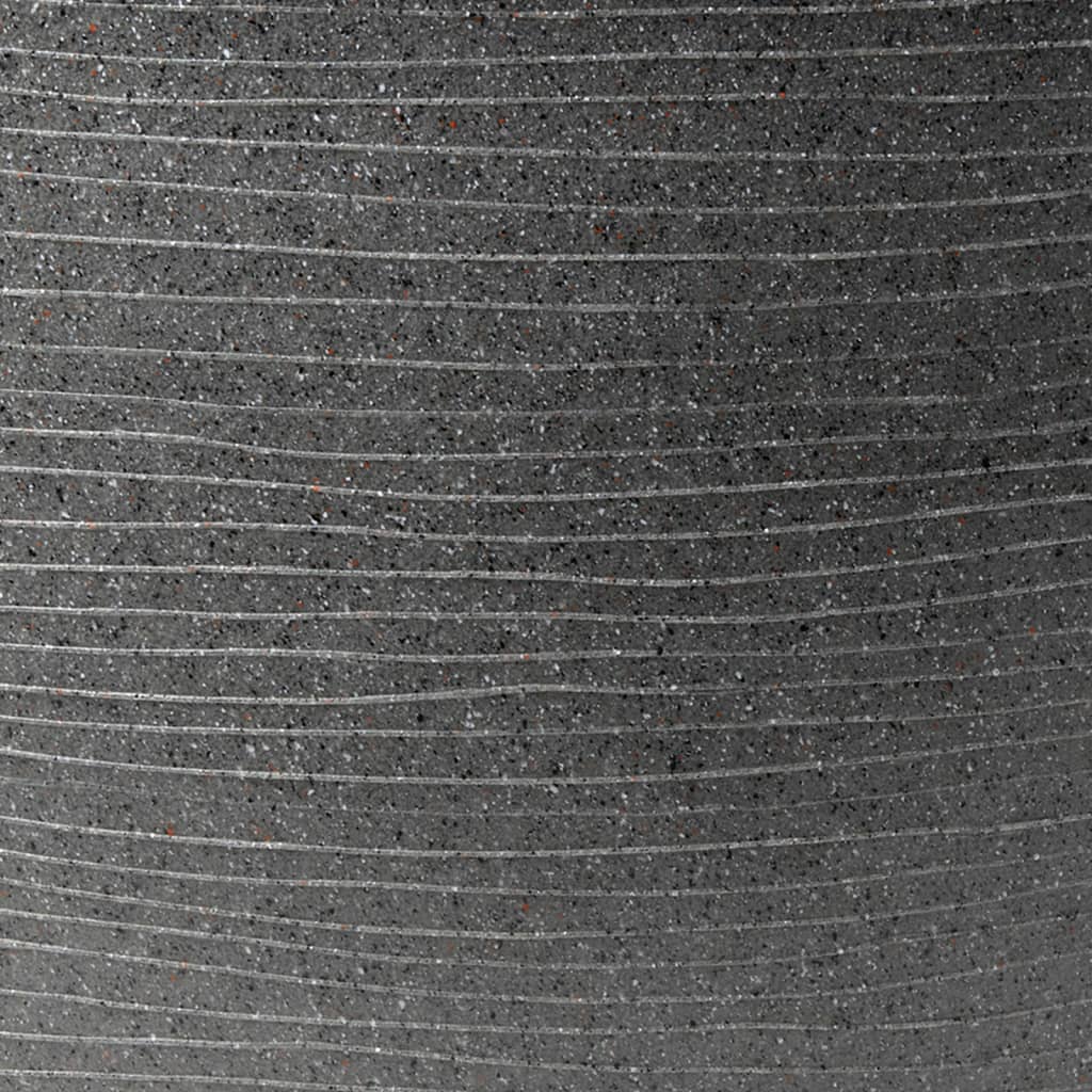 Capi Vas scund pentru plante „Arc Granite”, antracit, 61x25 cm