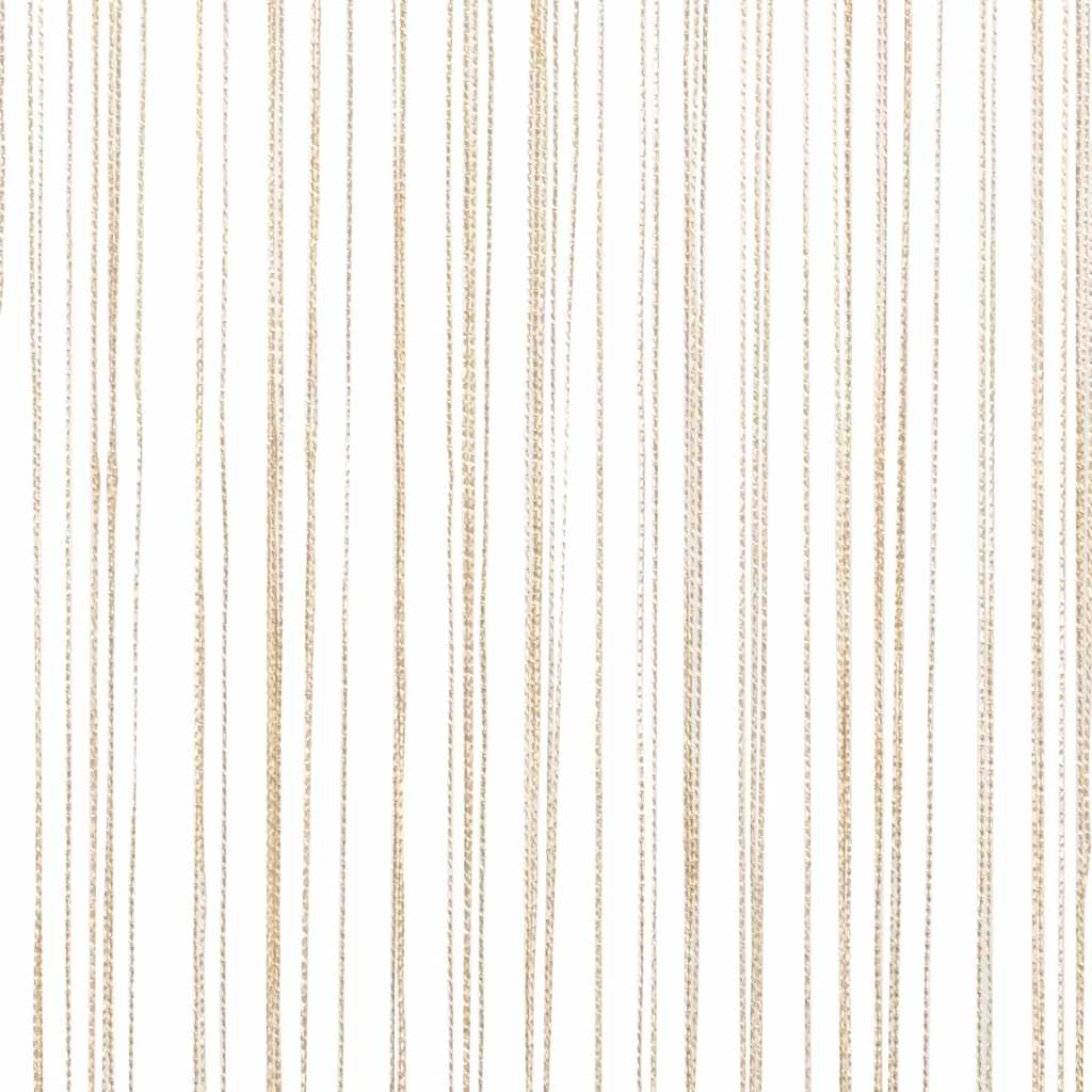 Fringe curtains, 2 pcs., 100 x 250 cm, beige