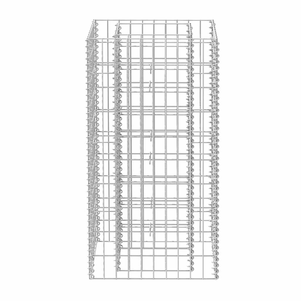 Strat înălțat gabion, 50 x 50 x 100 cm, oțel