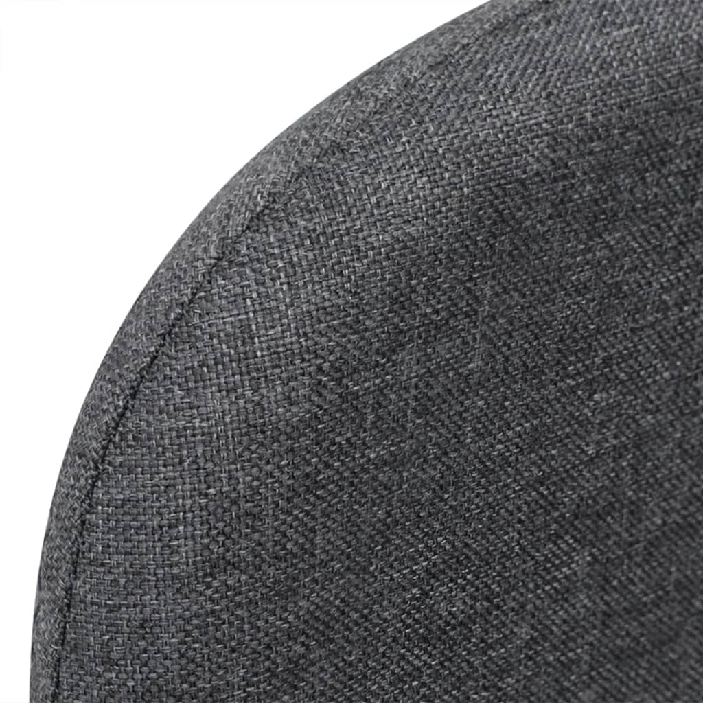 Fotoliu pat extensibil, gri închis, material textil