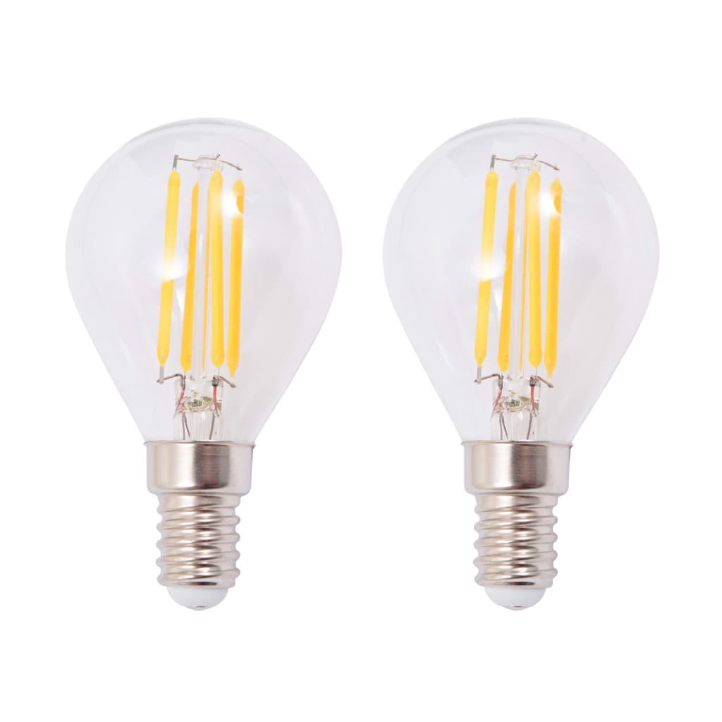 Lustră cu 2 becuri LED cu filament, 8 W