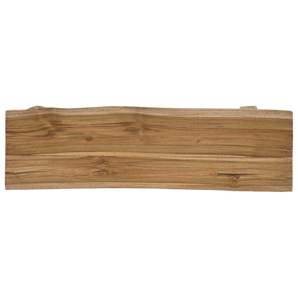 Bancă, 100x28x43 cm, amestec lemn reciclat și tec masiv